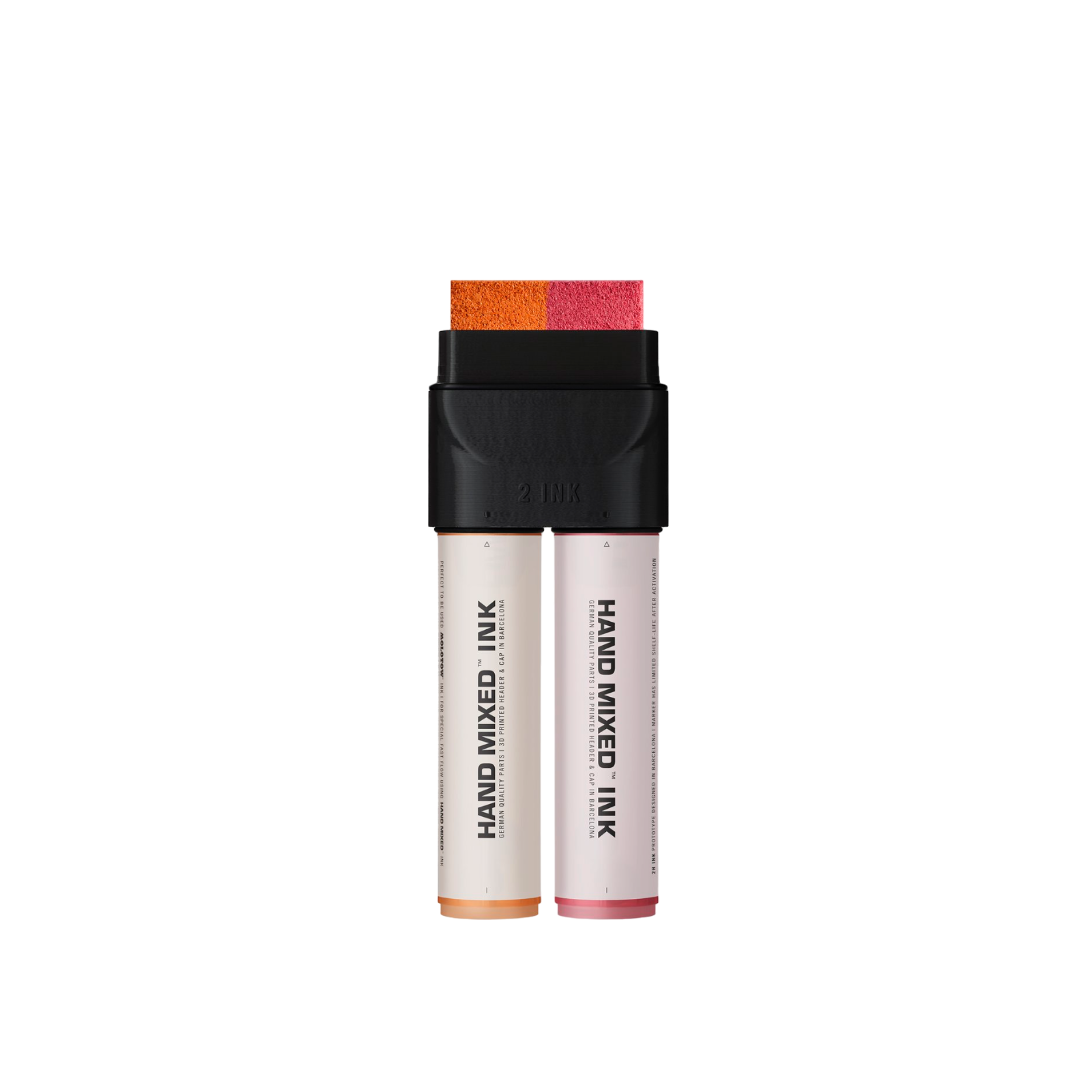 Hand Mixed 2 Ink Fire