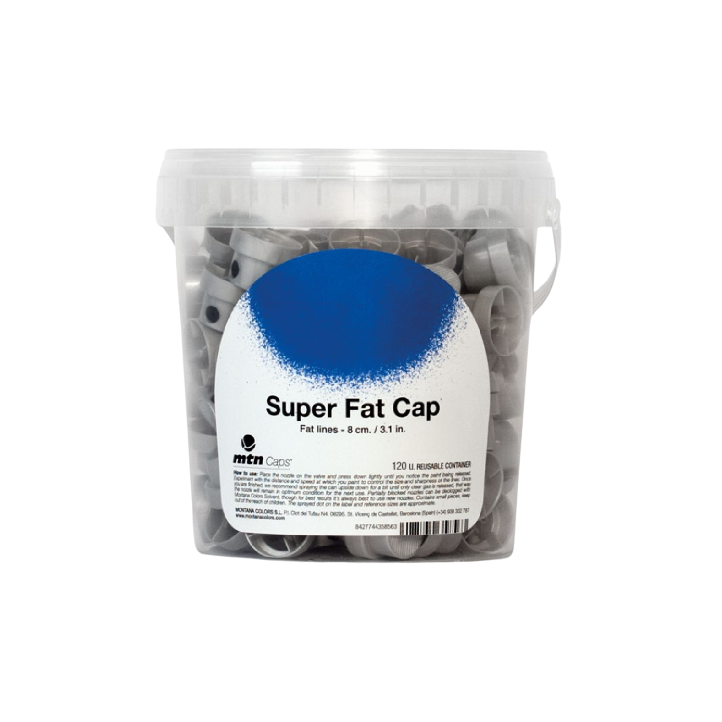 MTN Super Fat Cap Cubo 120uds