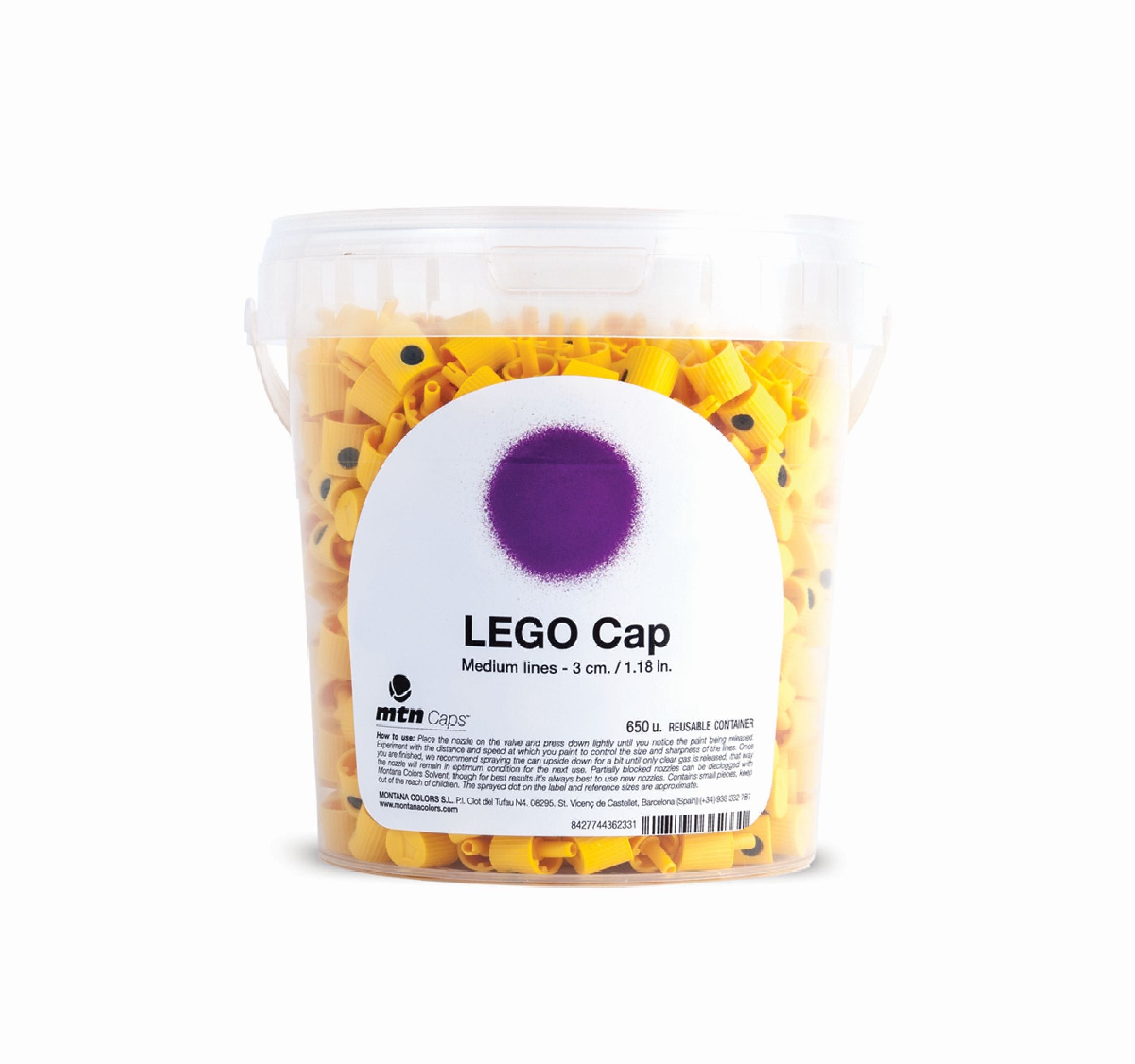 MTN Lego Cap Cubo 650uds