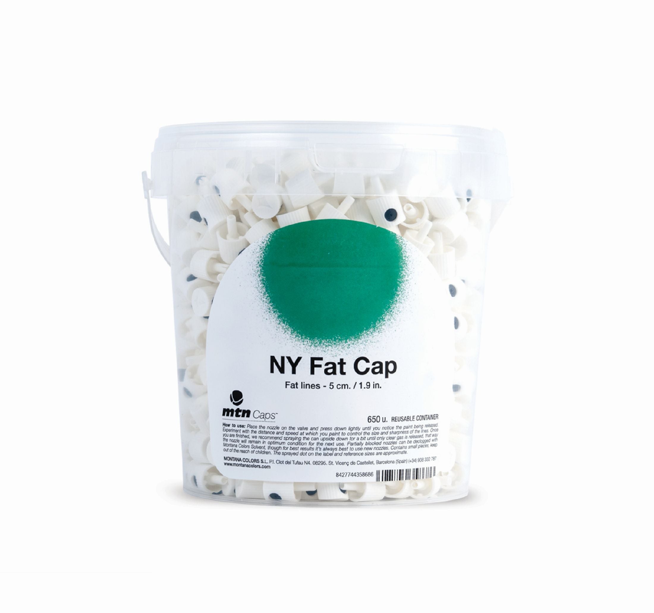 MTN NY Fat Cap Cubo 650uds