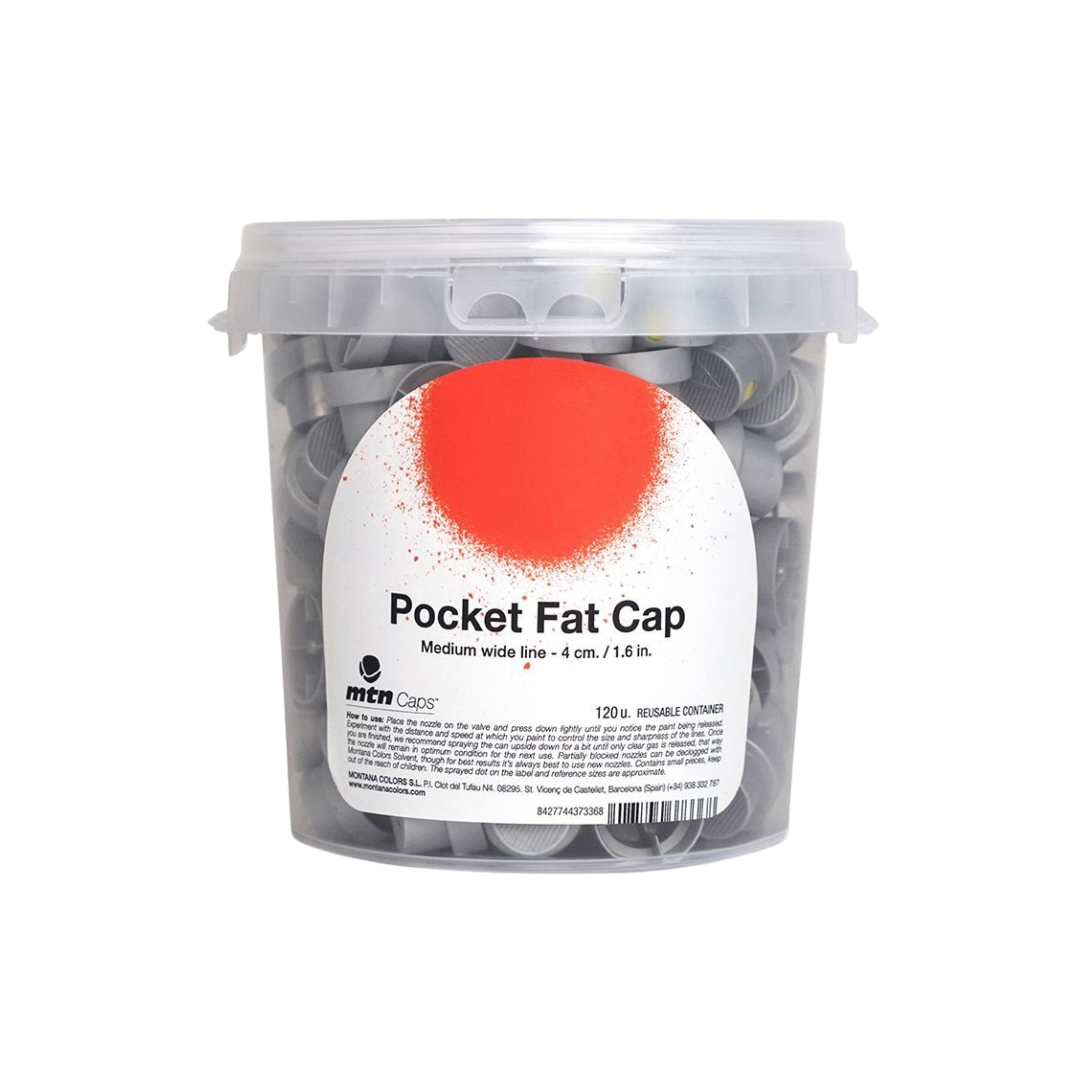 MTN Pocket Fat Cap Cubo 120uds
