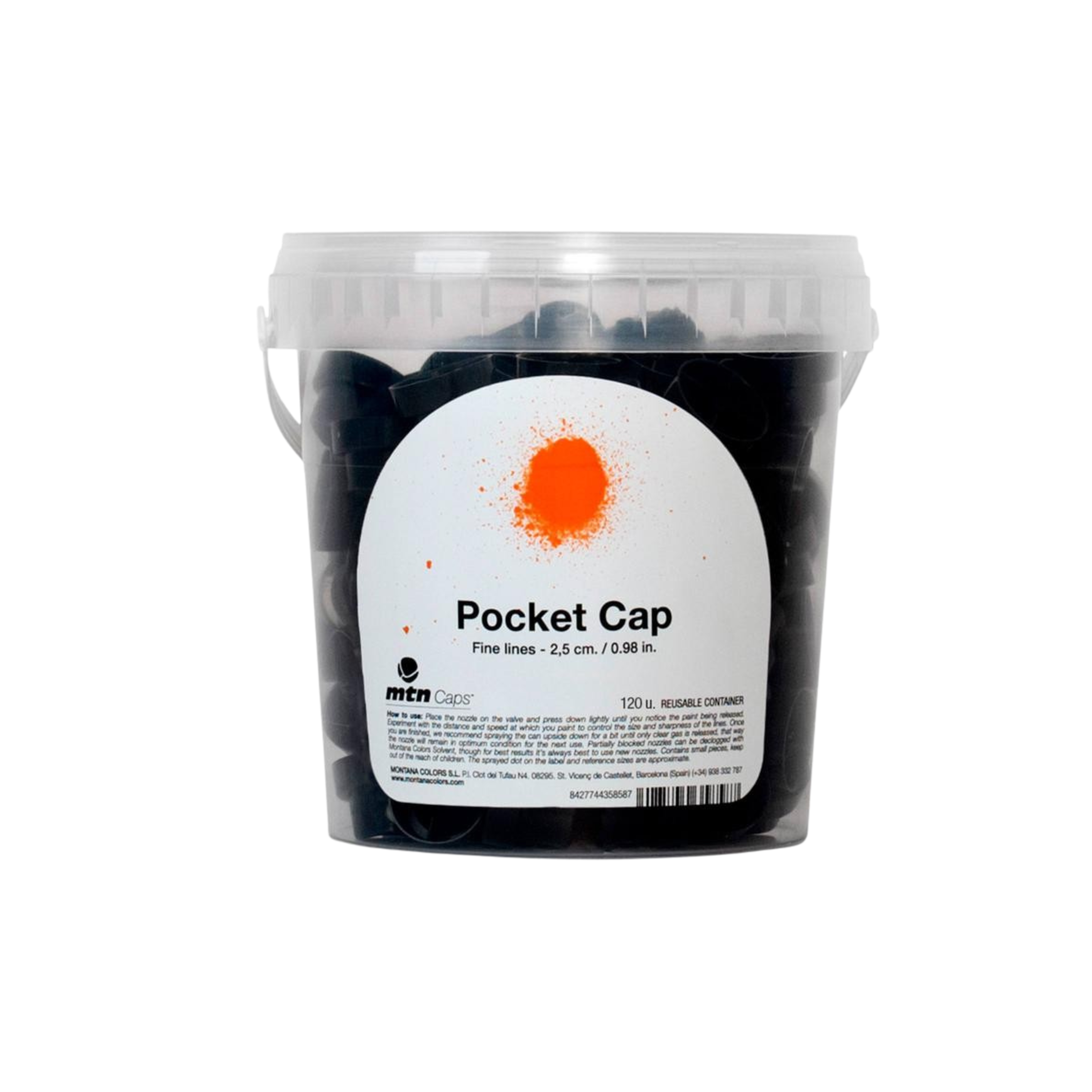 MTN Pocket Cap Cubo 120uds